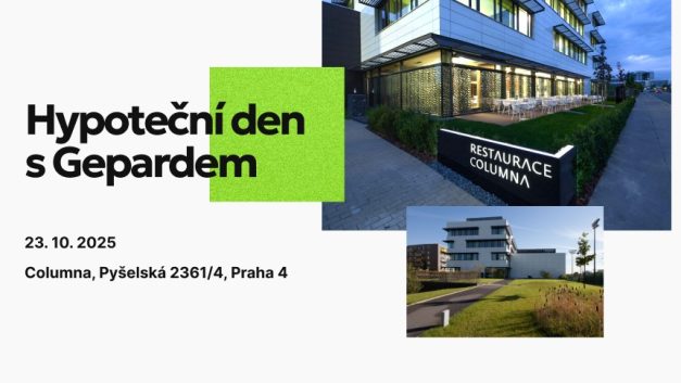 Hypotéky v centru dění, dorazte na Hypoteční den s Gepardem